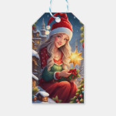 Weihnachtsgrüße Geschenkanhänger (Vorderseite)