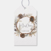 Weihnachtsgrüße Geschenkanhänger (Vorderseite)