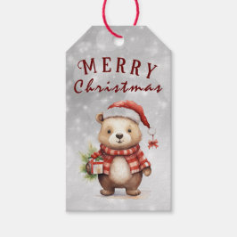 Weihnachtsgrüße Geschenkanhänger