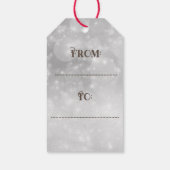 Weihnachtsgrüße Geschenkanhänger (Rückseite)