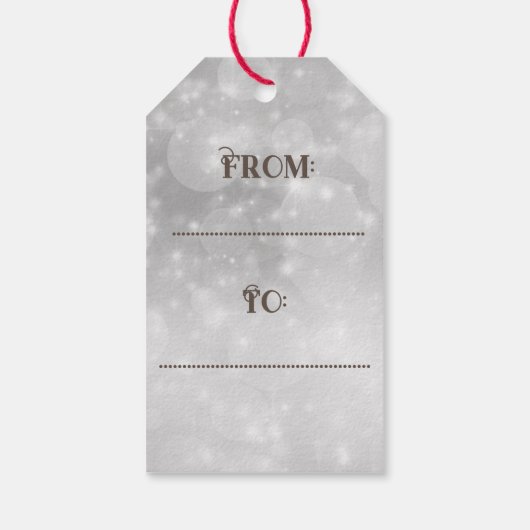 Weihnachtsgrüße Geschenkanhänger (Rückseite)