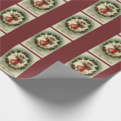 Weihnachtsgrüße Geschenkpapier (Ecke)