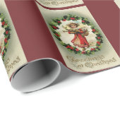Weihnachtsgrüße Geschenkpapier (Rolleneckpunkt)