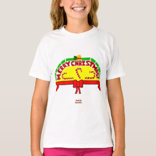 Weihnachtsgrüße Girls White Basic T Shirt