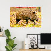 Weihnachtsgrüße Grandpa Hunter Gatherer Poster (Heimbüro)
