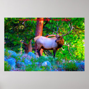 Weihnachtsgrüße Grandpa Hunter Gatherer Poster