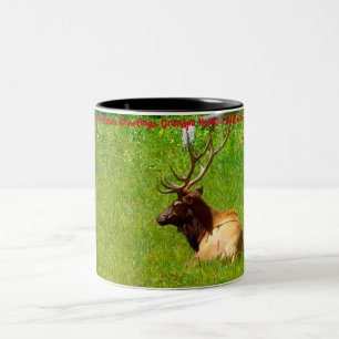 Weihnachtsgrüße Grandpa Hunter Gatherer Zweifarbige Tasse