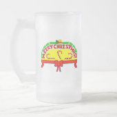 Weihnachtsgrüße Große Mattierte Tasse (Links)