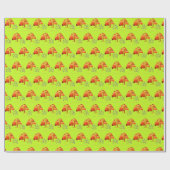 Weihnachtsgrüße grünlich geschenkpapier (Flach)