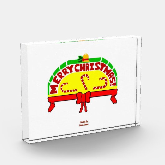 Weihnachtsgrüße Horizontal Foto Block (Links)