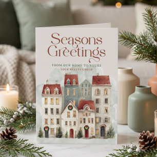 Weihnachtsgrüße Immobilienbranche Karte