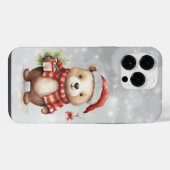 Weihnachtsgrüße iPhone Hülle (Rückseite (Horizontal))