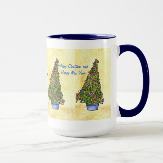 Weihnachtsgrüße Iris Tasse (Rechts)