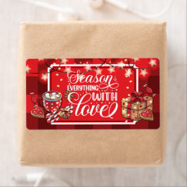 Weihnachtsgrüße Jahreszeit mit Liebe