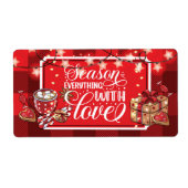 Weihnachtsgrüße Jahreszeit mit Liebe (Vorne)