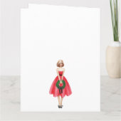 Weihnachtsgrüße Karte (Rückseite)