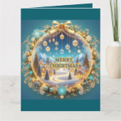 Weihnachtsgrüße Karte (Vorderseite)