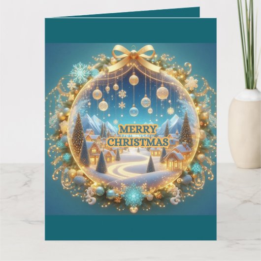 Weihnachtsgrüße Karte (Vorderseite)