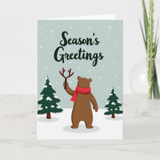 Weihnachtsgrüße Karte (Vorderseite)