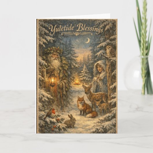 Weihnachtsgrüße Karte (Vorderseite)
