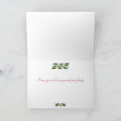 Weihnachtsgrüße Karte (Innenseite)