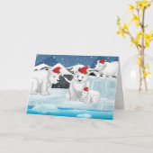 Weihnachtsgrüße Karte (Gelbe Blume)