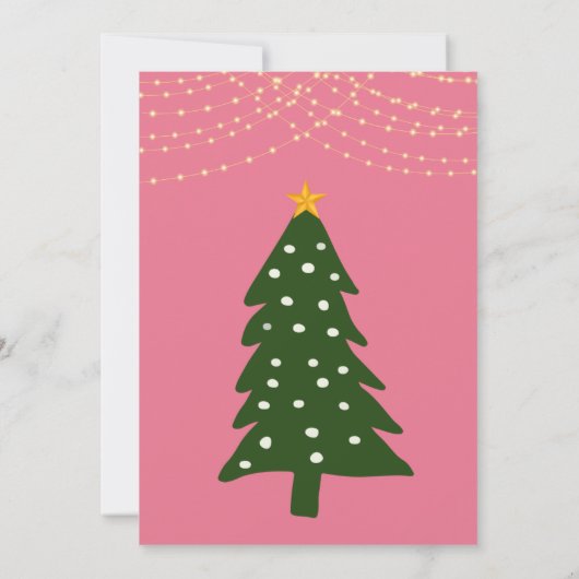 Weihnachtsgrüße Karte (Rückseite)