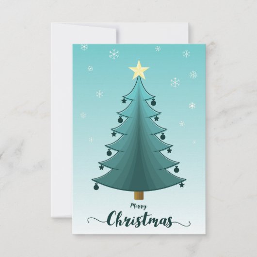 Weihnachtsgrüße. Karte (Vorderseite)