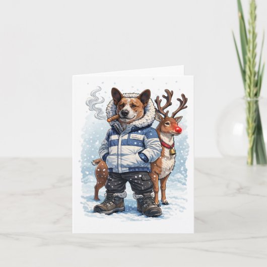 Weihnachtsgrüße Karte (Vorderseite)