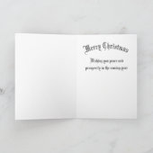 Weihnachtsgrüße Karte (Innenseite)