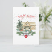 Weihnachtsgrüße Karte#24 Karte (Stehend Vorderseite)