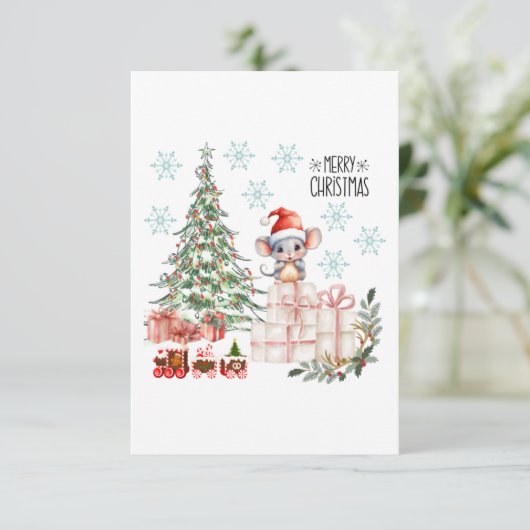 Weihnachtsgrüße Karte #40 (Stehend Vorderseite)