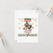 Weihnachtsgrüße Karte #50 (Vorderseite/Rückseite Beispiel)