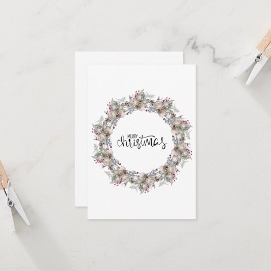 Weihnachtsgrüße Karte Nr. 33 (Vorderseite/Rückseite Beispiel)