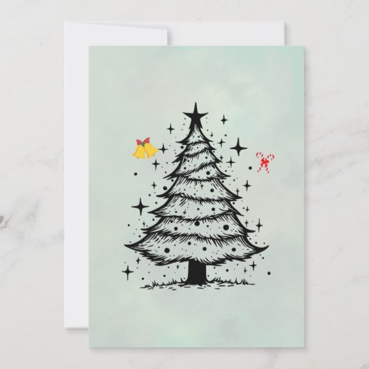 Weihnachtsgrüße Karten (Rückseite)