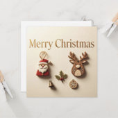 Weihnachtsgrüße Karten (Vorderseite/Rückseite Beispiel)