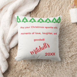 Weihnachtsgrüße  kissen