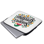 Weihnachtsgrüße Laptopschutzhülle (Vorne Knopf)