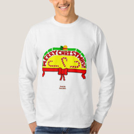 Weihnachtsgrüße Männer-Langschläfer-Shirt T-Shirt