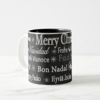 Weihnachtsgrüße Mehrsprachige Tafel