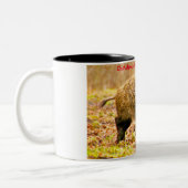 Weihnachtsgrüße Mein alter Bohne Zweifarbige Tasse (Links)