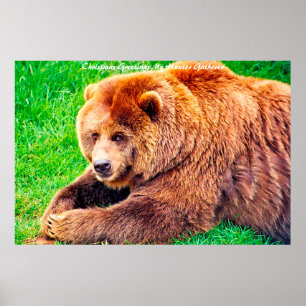 Weihnachtsgrüße Mein Jäger Gatherer Poster