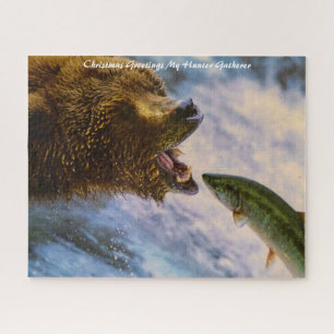 Weihnachtsgrüße Mein Jäger Gatherer Puzzle