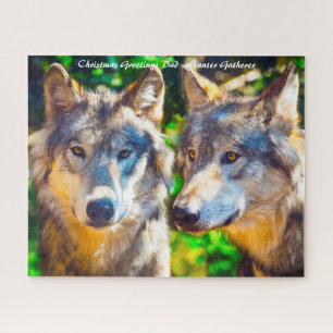 Weihnachtsgrüße Mein Jäger Gatherer Puzzle