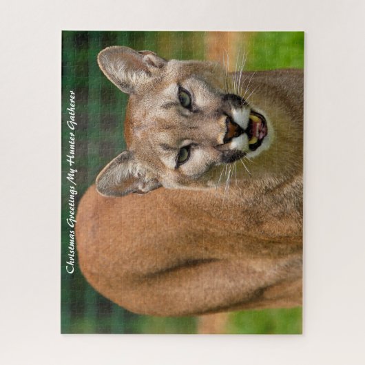 Weihnachtsgrüße Mein Jäger Gatherer Puzzle (Vertikal)