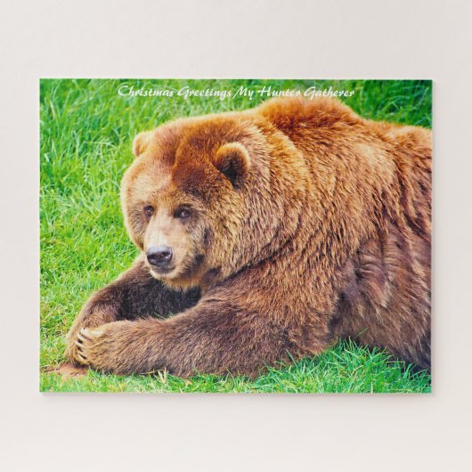 Weihnachtsgrüße Mein Jäger Gatherer Puzzle (Horizontal)