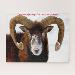 Weihnachtsgrüße Mein Jäger Sammler Puzzle