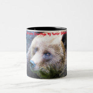 Weihnachtsgrüße Mein Jäger Sammler Zweifarbige Tasse