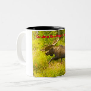 Weihnachtsgrüße mein Jäger und Sammler Zweifarbige Tasse