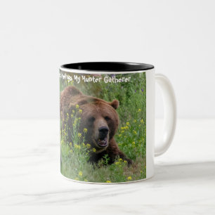 Weihnachtsgrüße mein Jäger und Sammler Zweifarbige Tasse